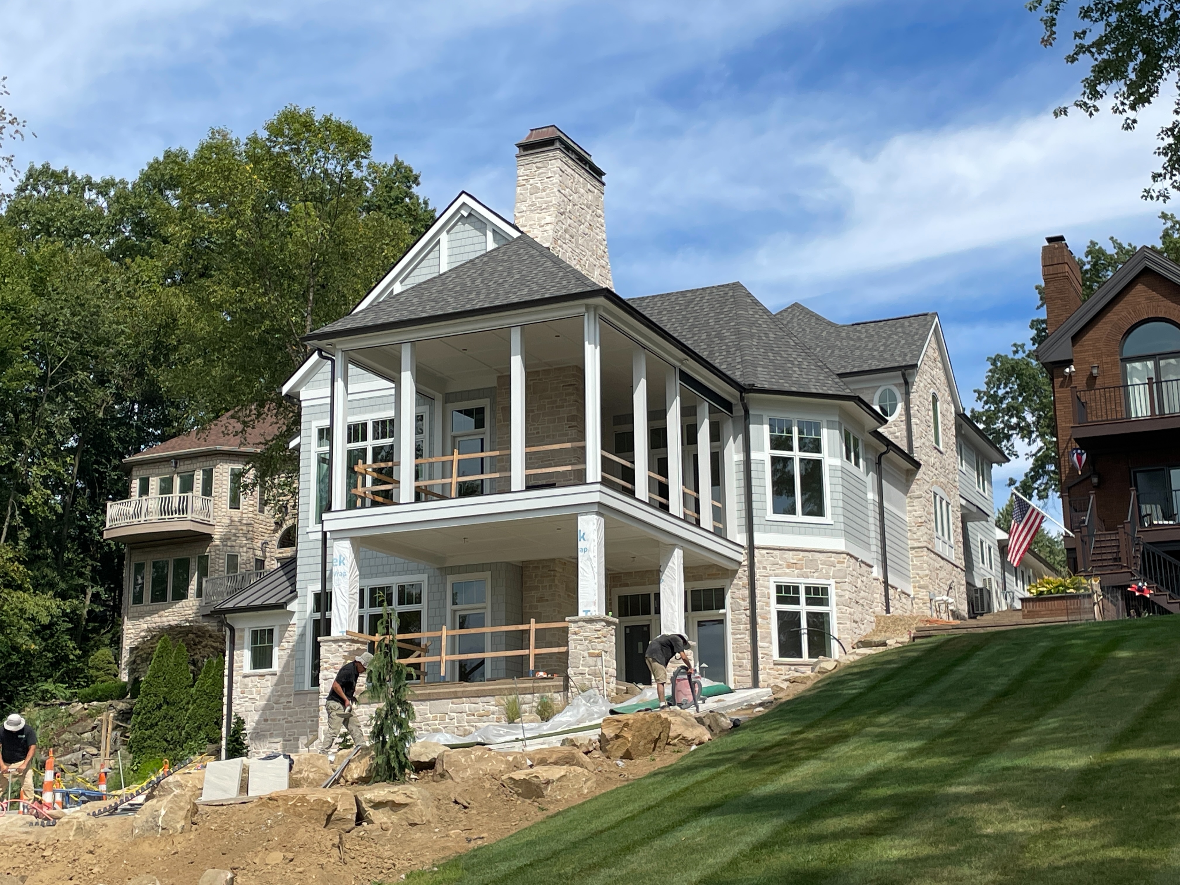 East Boulevard Residence Canton OH back exterior Progression