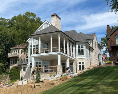 East Boulevard Residence Canton OH back exterior Progression