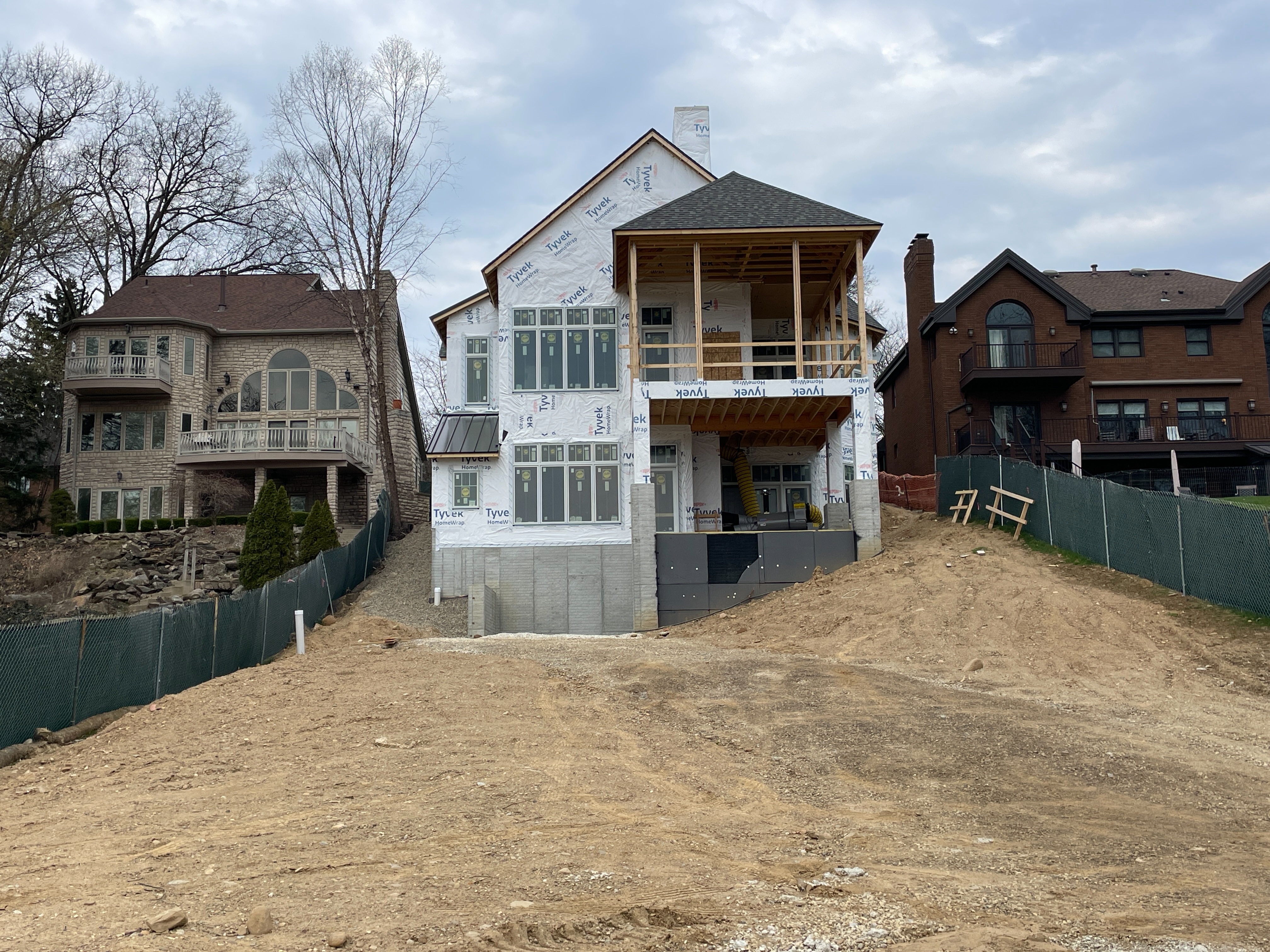 East Boulevard Residence Canton OH back exterior Progression