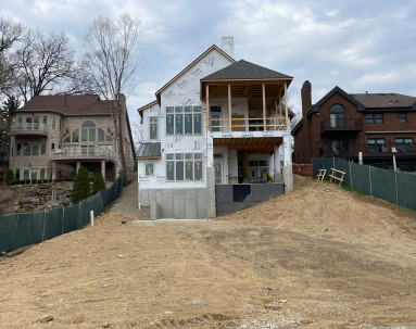 East Boulevard Residence Canton OH back exterior Progression