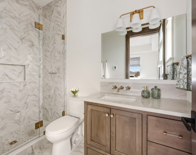 Fred Olivieri Custom Homes Bathroom inspiration Modern Cottage