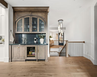 Fred Olivieri Custom Homes Beverage Center inspiration Modern Cottage