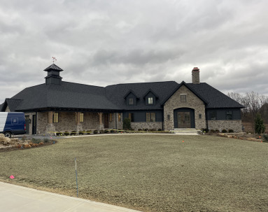 Fred Olivieri Custom Homes Cottage Home in Stark County Ohio Stone exterior