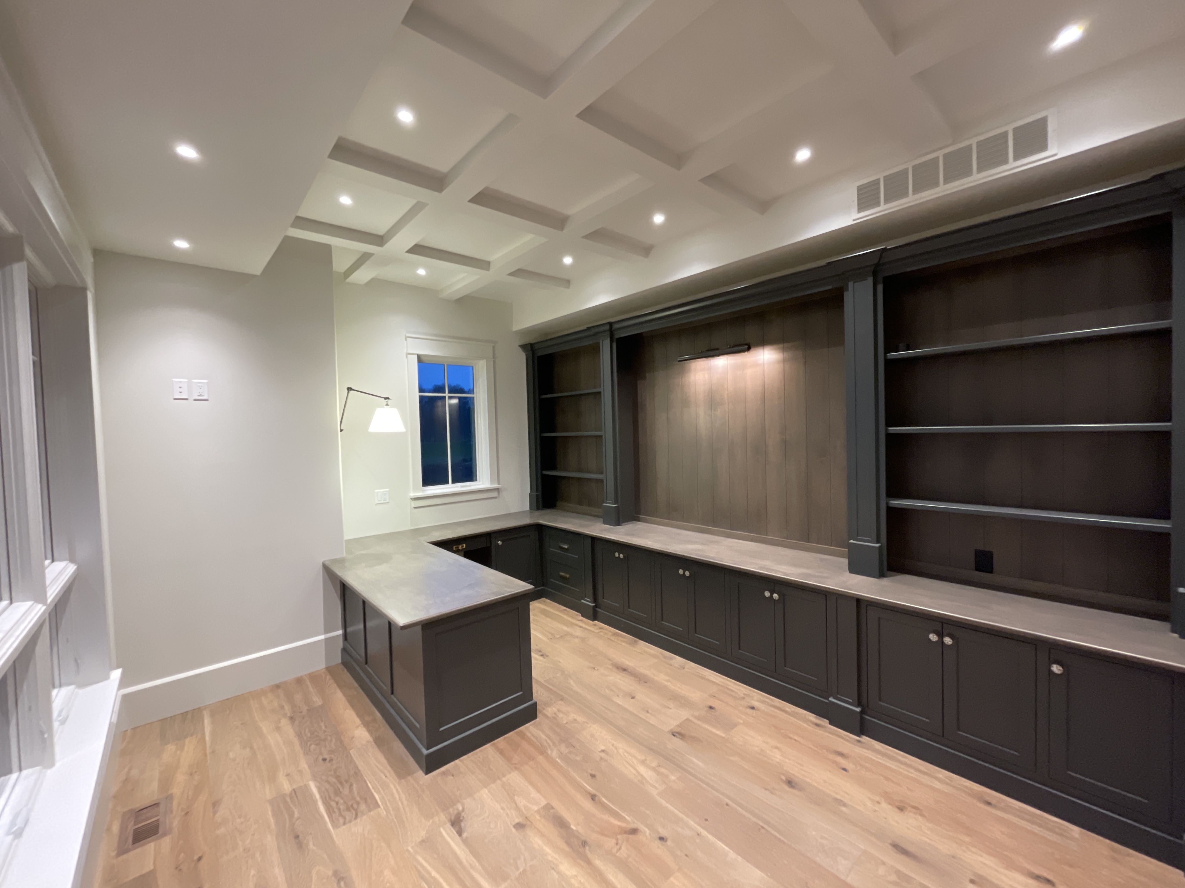 Fred Olivieri Custom Homes Dream Office Custom Office Millwork