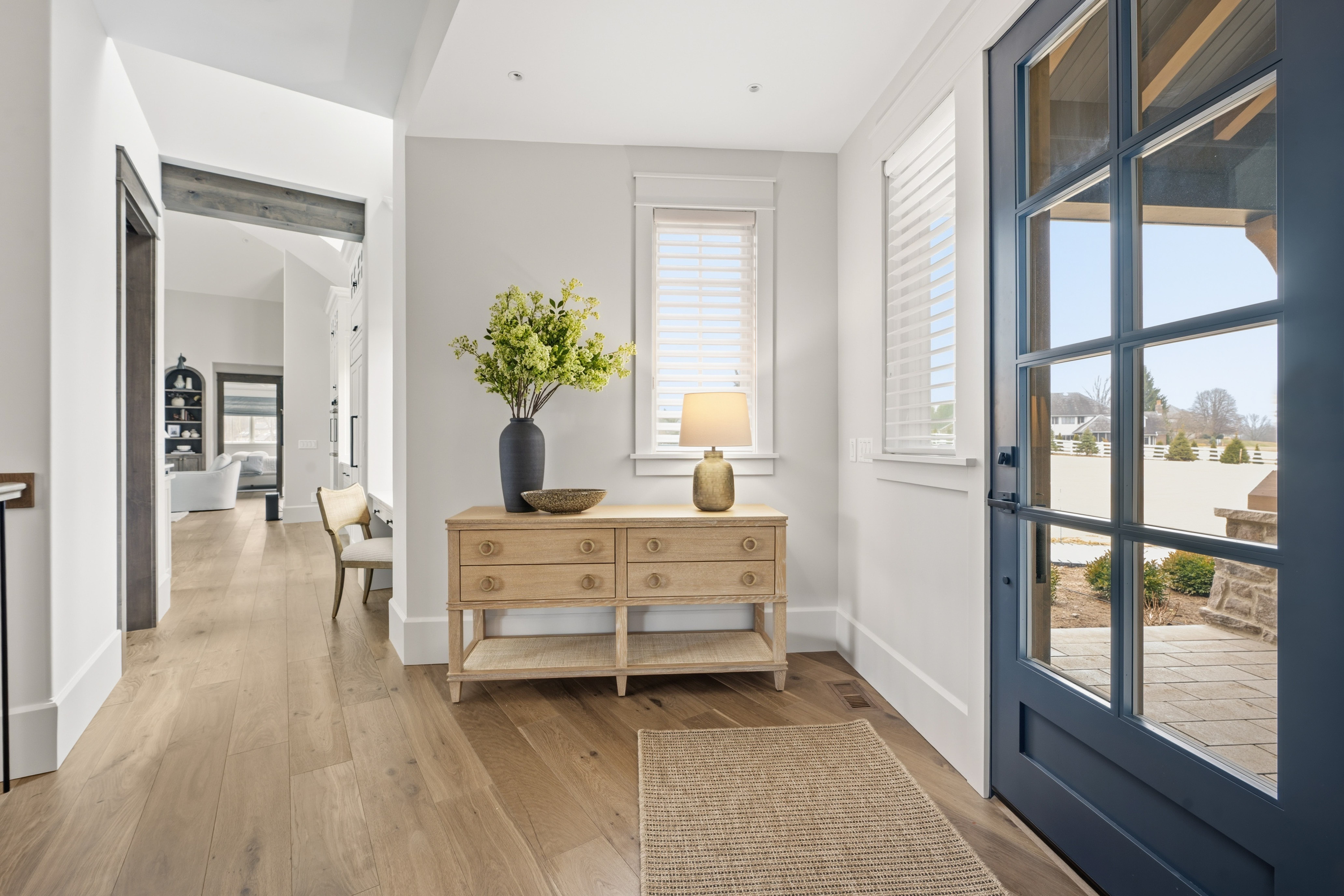 Fred Olivieri Custom Homes Foyer Entry Way inspiration Modern Cottage.