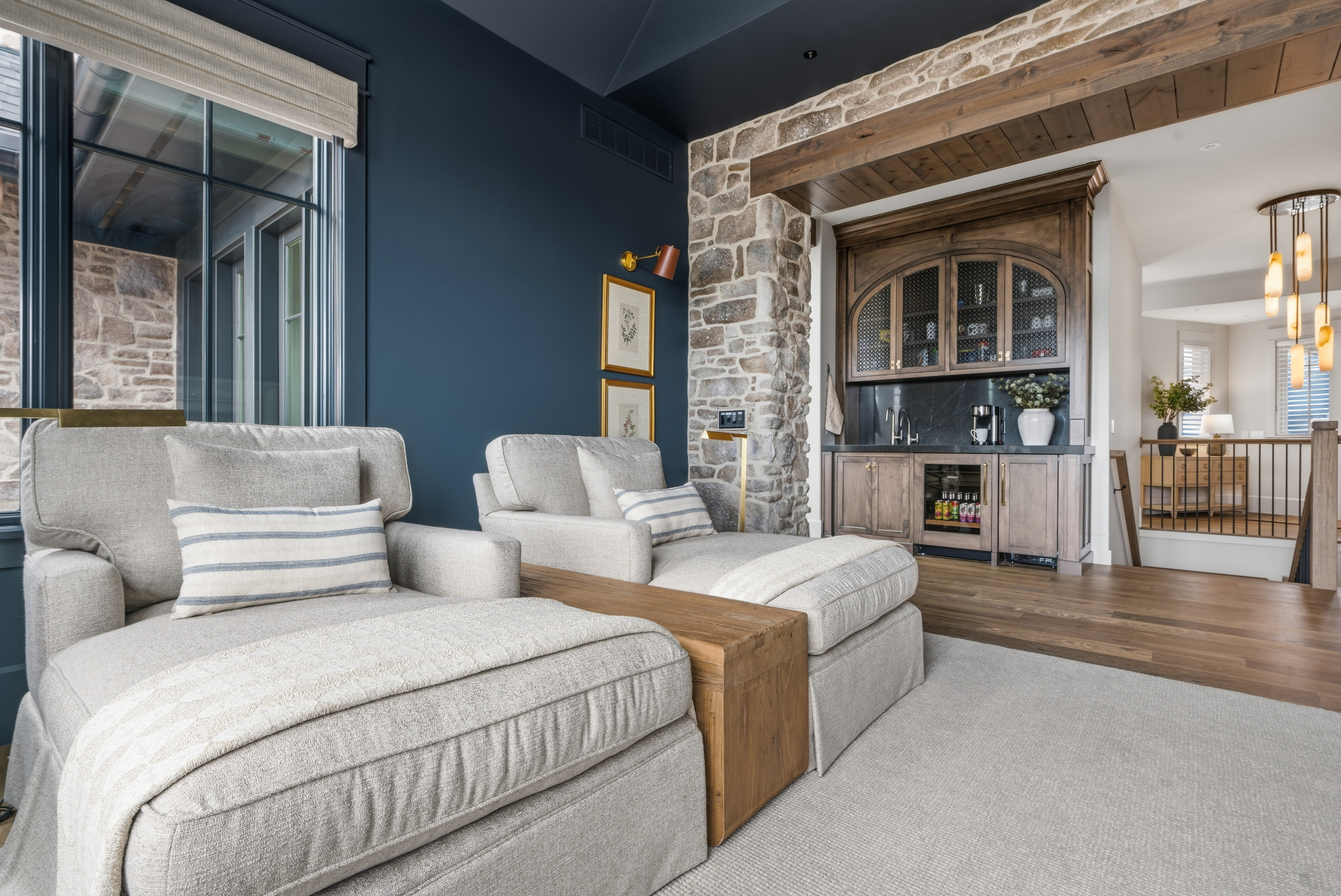 Fred Olivieri Custom Homes Hearth Room inspiration Modern Cottage