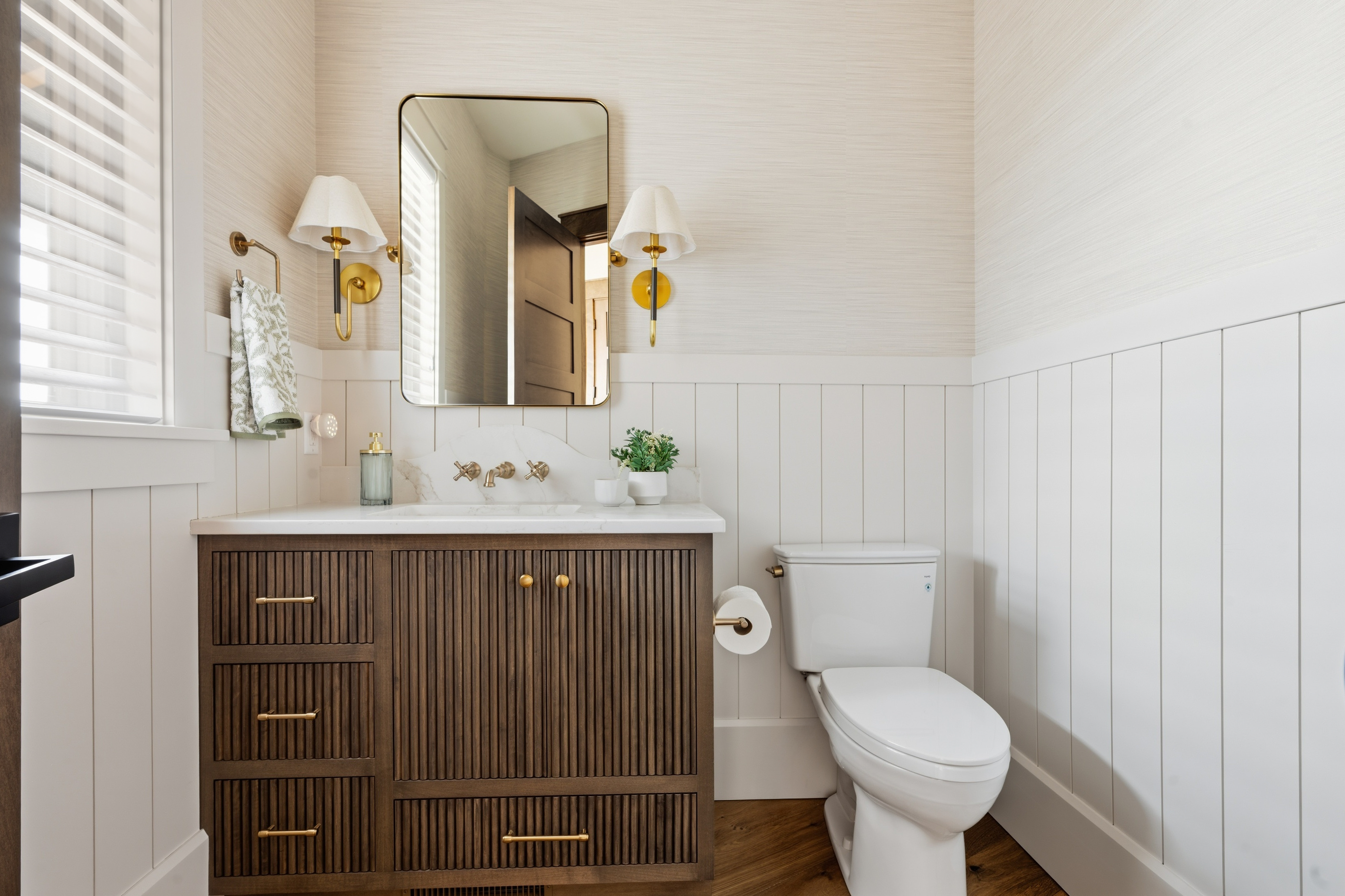 Fred Olivieri Custom Homes Powder Room inspiration Modern Cottage