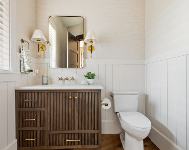 Fred Olivieri Custom Homes Powder Room inspiration Modern Cottage