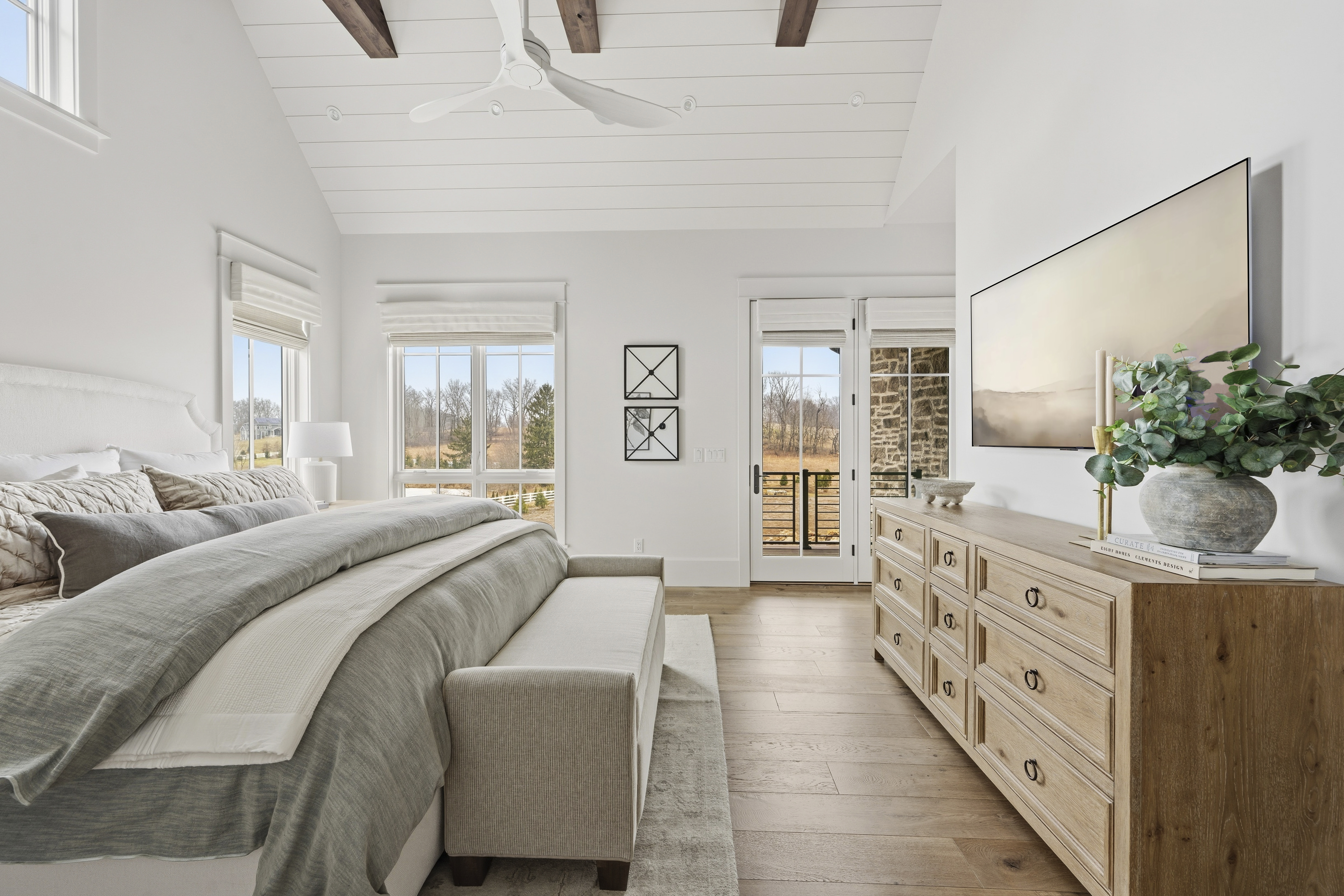Fred Olivieri Custom Homes Primary Bedroom inspiration Modern Cottage