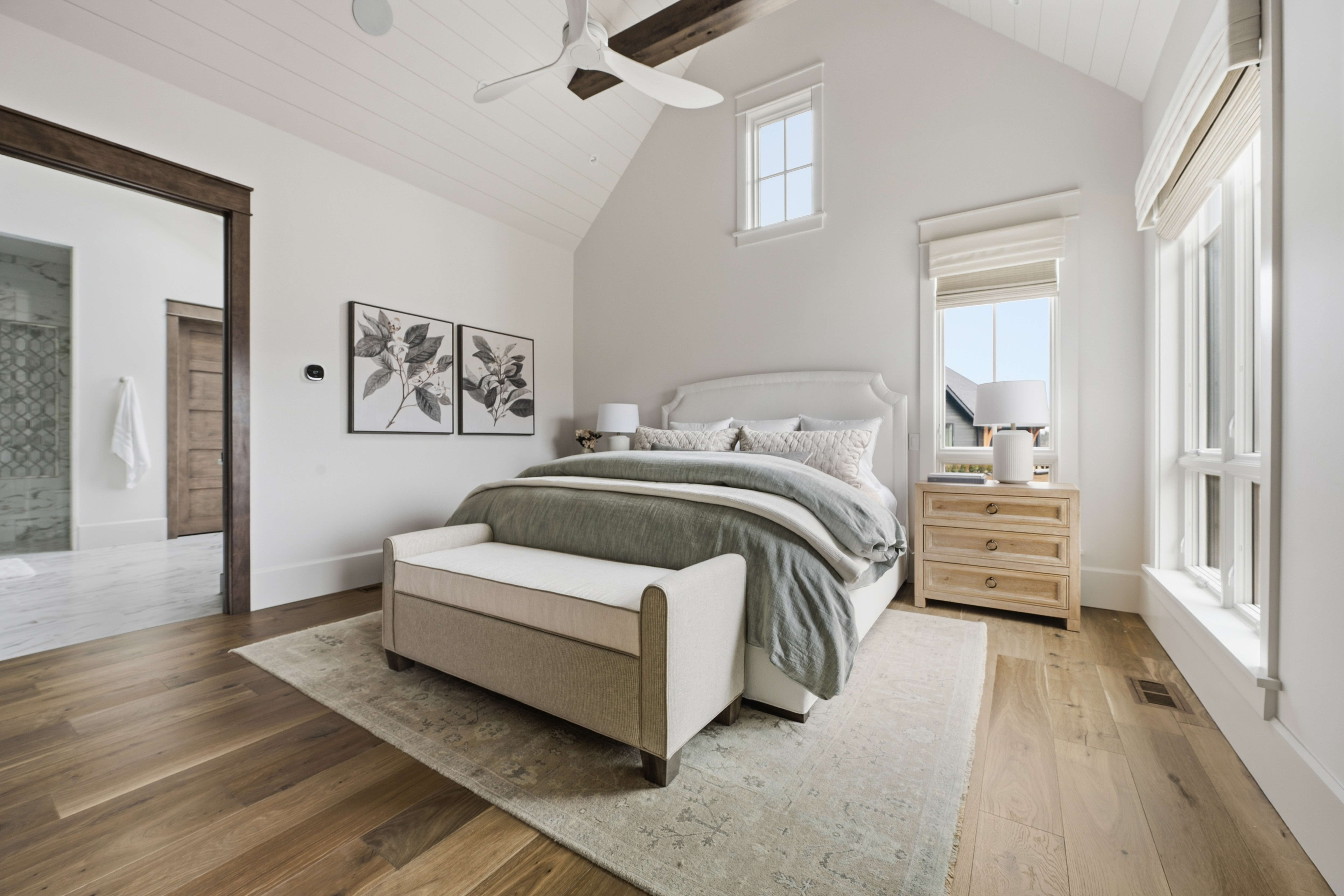 Fred Olivieri Custom Homes Primary Bedroom inspiration Modern Cottage