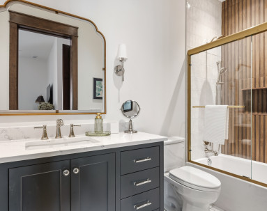 Fred Olivieri Custom Homes Secondary Bathroom inspiration Modern Cottage