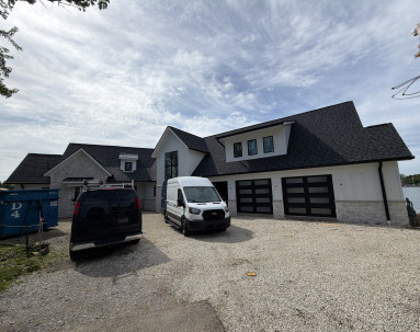 Lakefront home inspiration by Fred Olivieri Custom Homes New Cosntruction