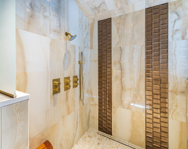 Old Colony Master Bathroom Shower