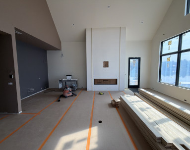 Under Construction Custom Home by Fred Olivieri Custom Homes NE Ohio Home Builder