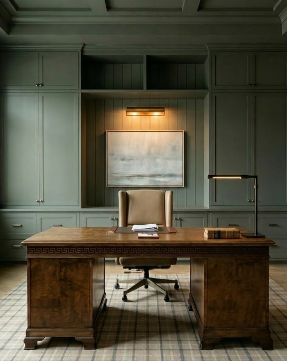 Office by Fred Olivieri Custom Homes Stark County Ohio